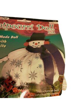 Fibre Craft Potpourri Doll Kit Snowman 3182